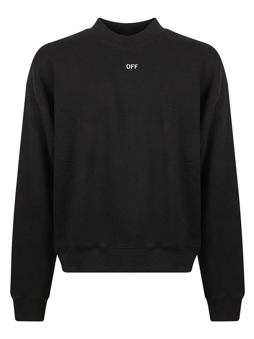Off-White Crew Neck Black Sweater