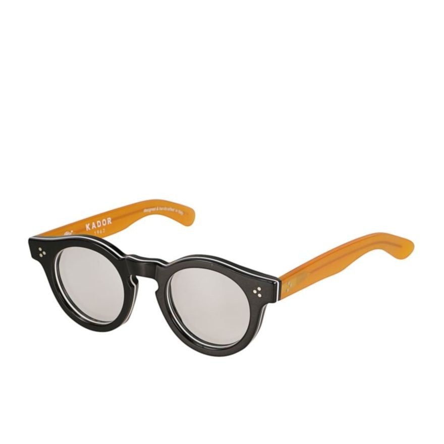 Kador Mondo Round Frame Sunglasses With Glossy Front