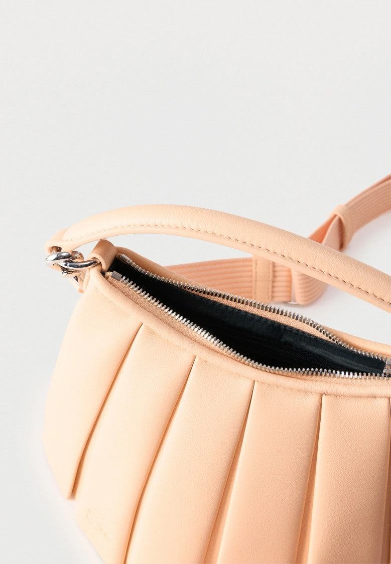 Lacoste Pink Lenglen Leather Shoulder Bag