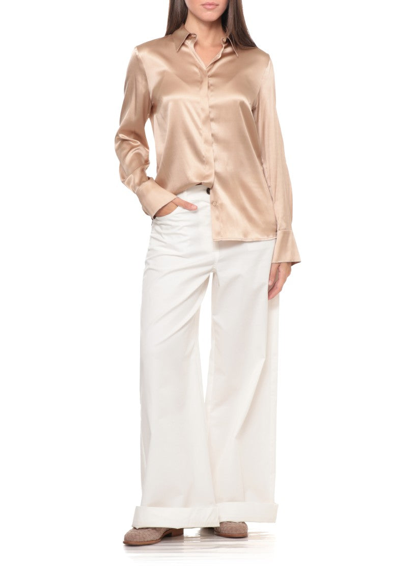 Peserico Silk Long-Sleeve Shirt