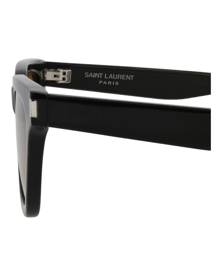Saint Laurent Cat Eye-Frame Acetate Sunglasses With Saddle Nose Bridge