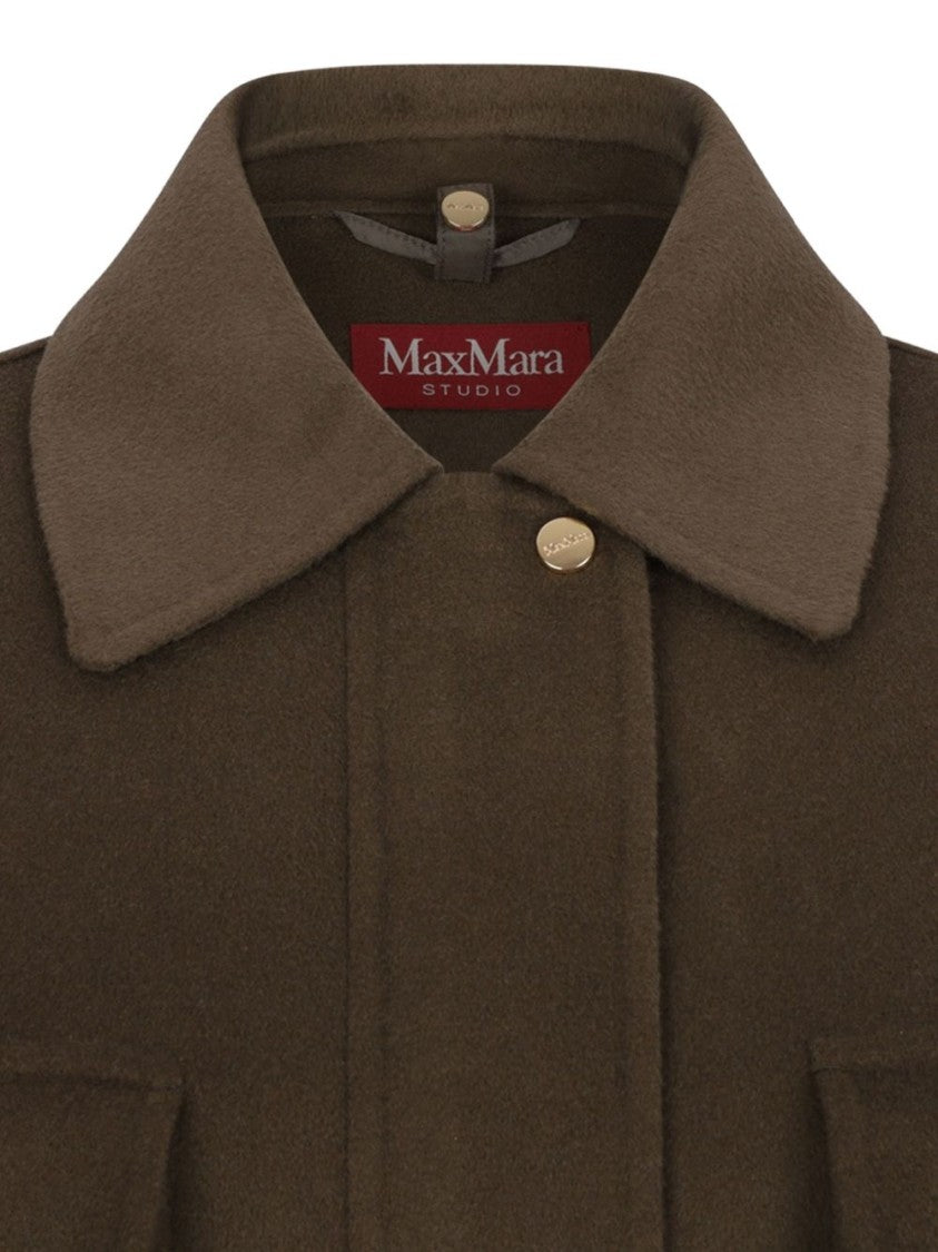 Max Mara Boxy Brown Coat