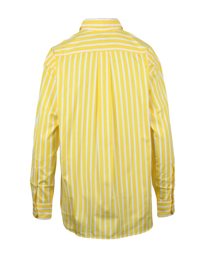Polo Ralph Lauren Vertical Striped Cotton Shirt With Classic Collar