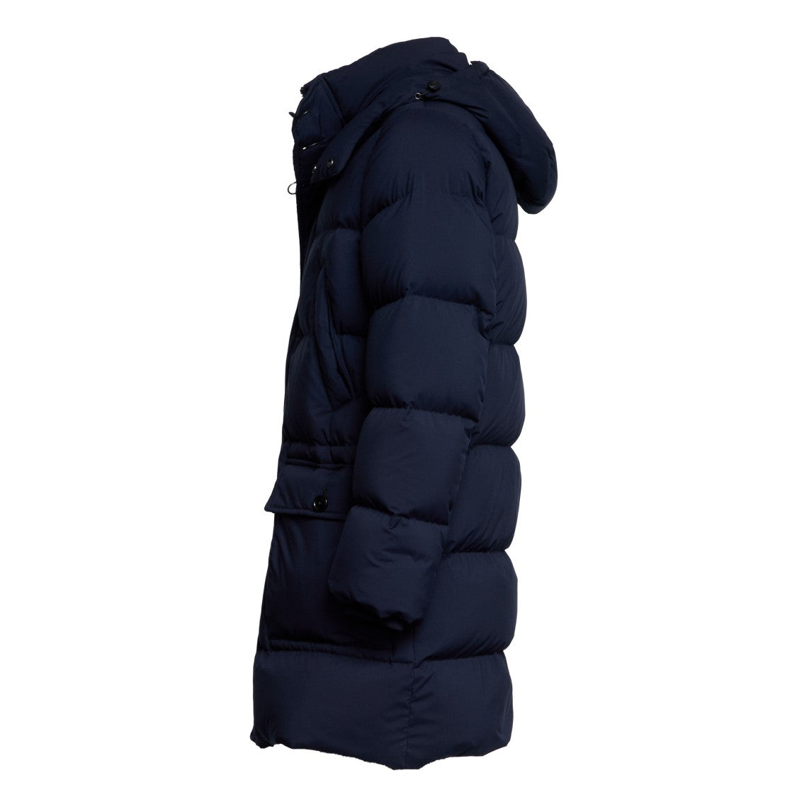 Fay Long Down Parka In Microfibre