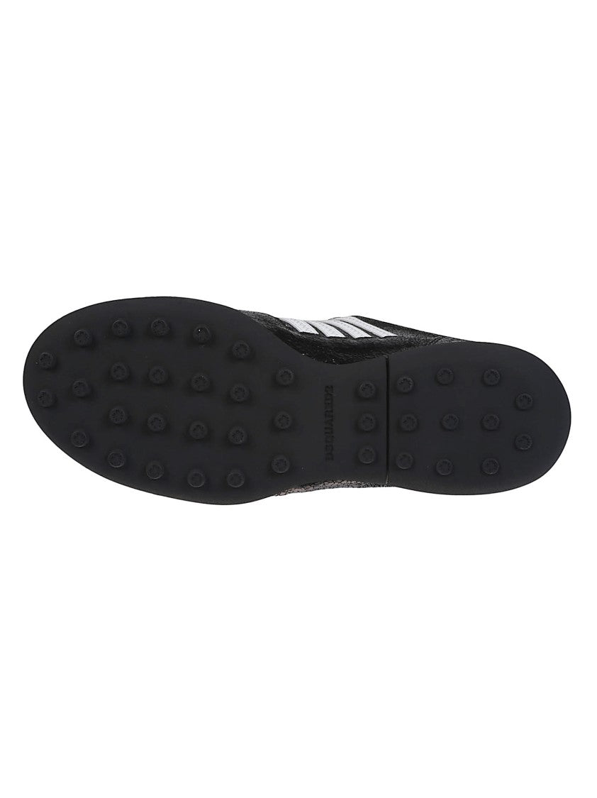 Dsquared2 Soccer Lace-Up Calf Leather Sneakers