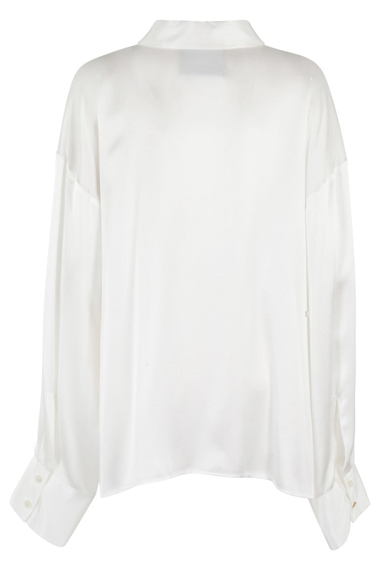 Erika Cavallini White Silk Shirt