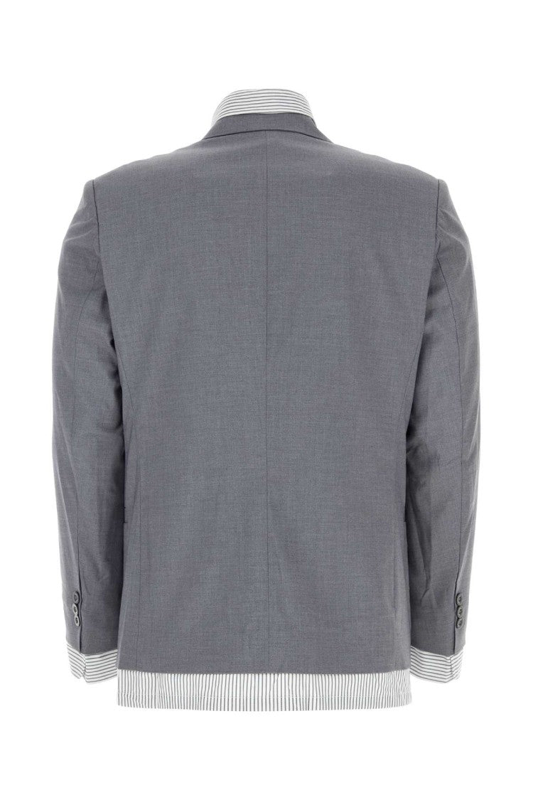 Kidsuper Studios Grey Stretch Polyester Blend Blazer