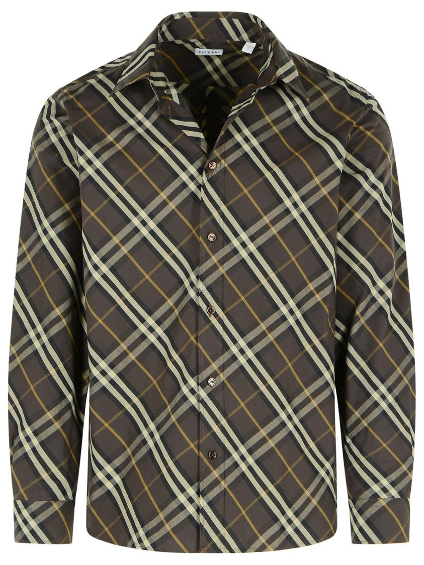 Burberry Brown Cotton Shirt