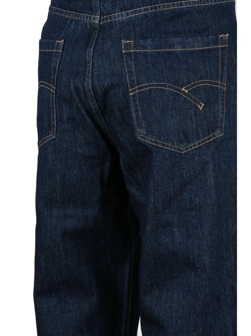 Marella Blue Straight-Leg Cotton Jeans