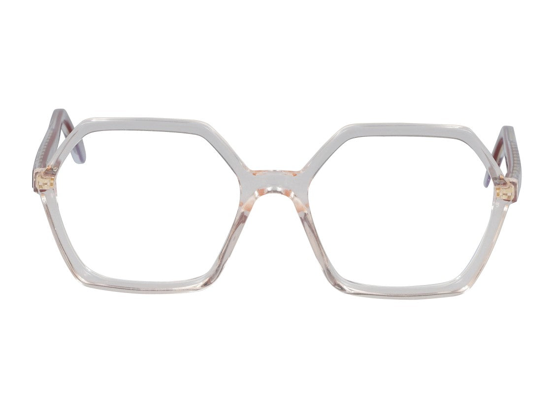 Kador Exagon Glamour Gold Hexagonal Eyeglasses
