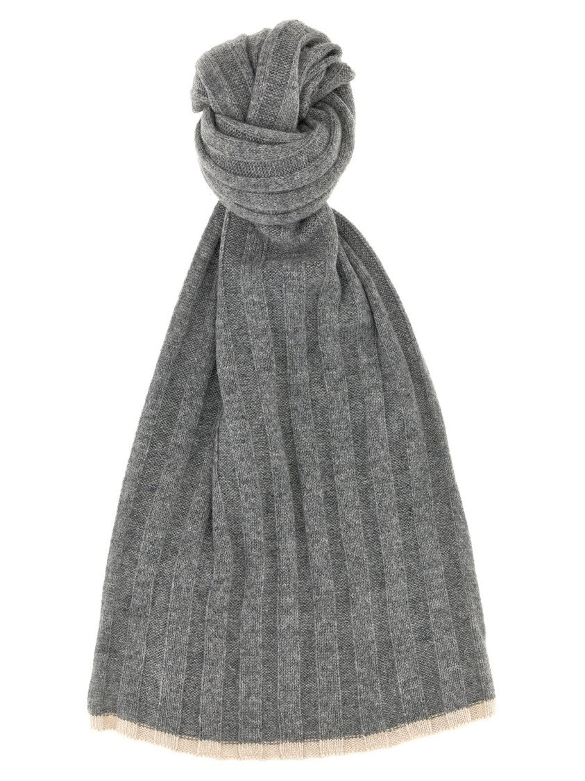 Brunello Cucinelli Ribbed Cashmere Scarf