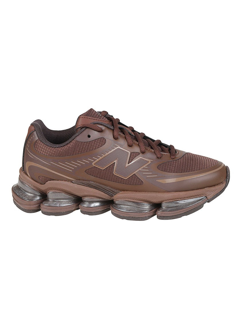 New Balance Brown 2000 Segmented-Sole Polyester Sneakers