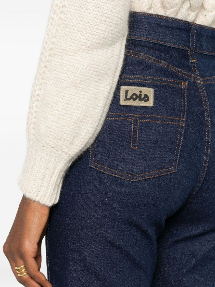 Iois Straight-Leg Jeans With Mid-Rise Waist