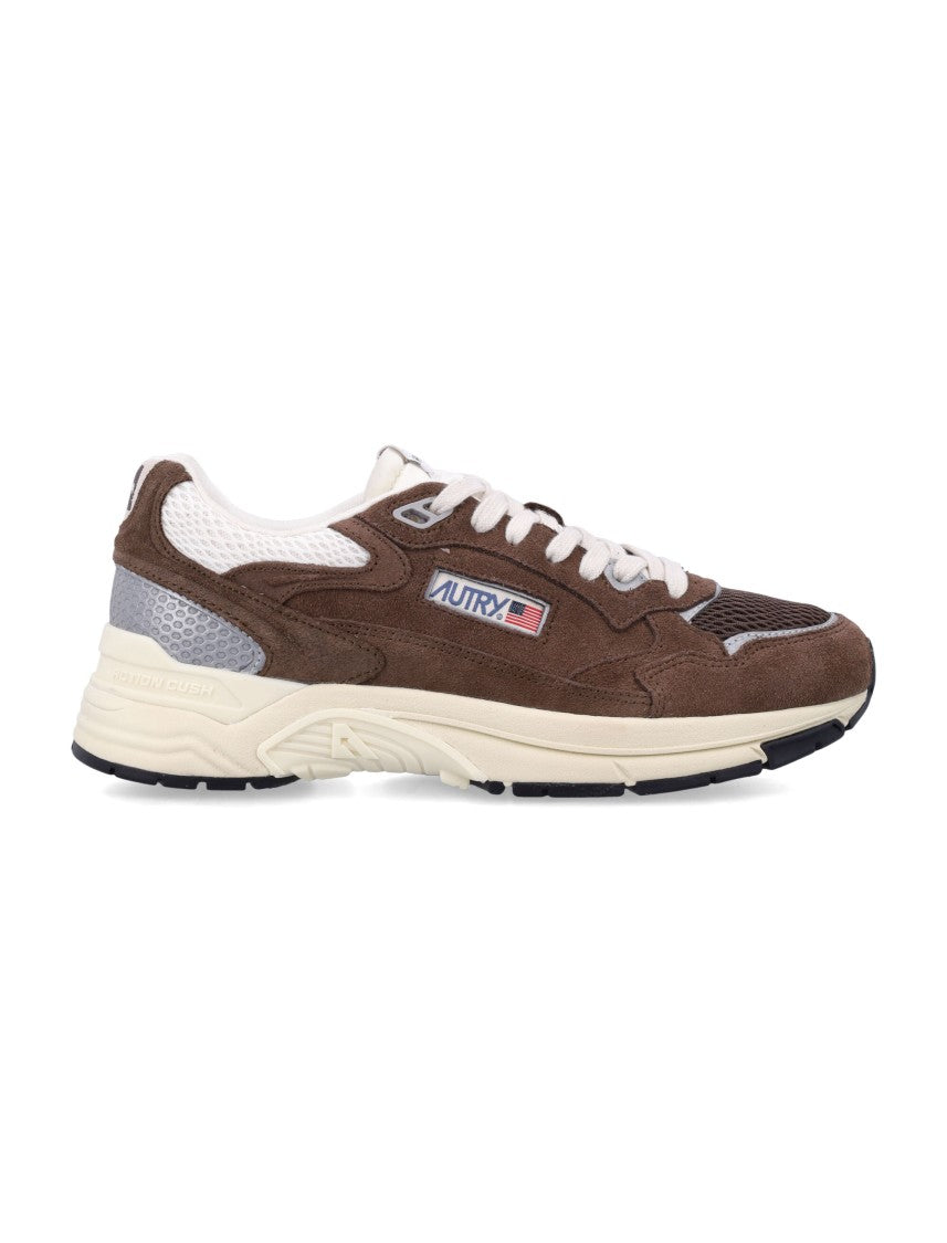 Autry Dynamic Suede And Mesh Sneakers With Action Cush Technology