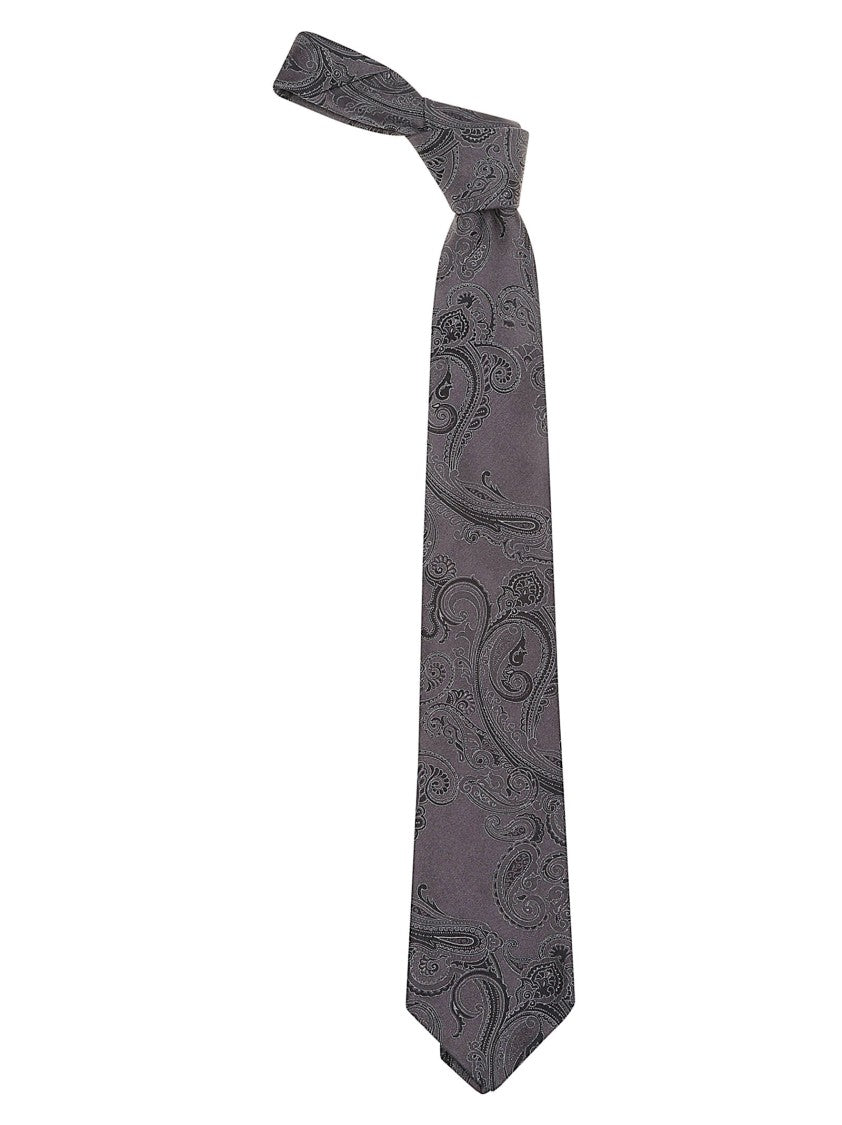 Etro Paisley Pattern Silk Tie