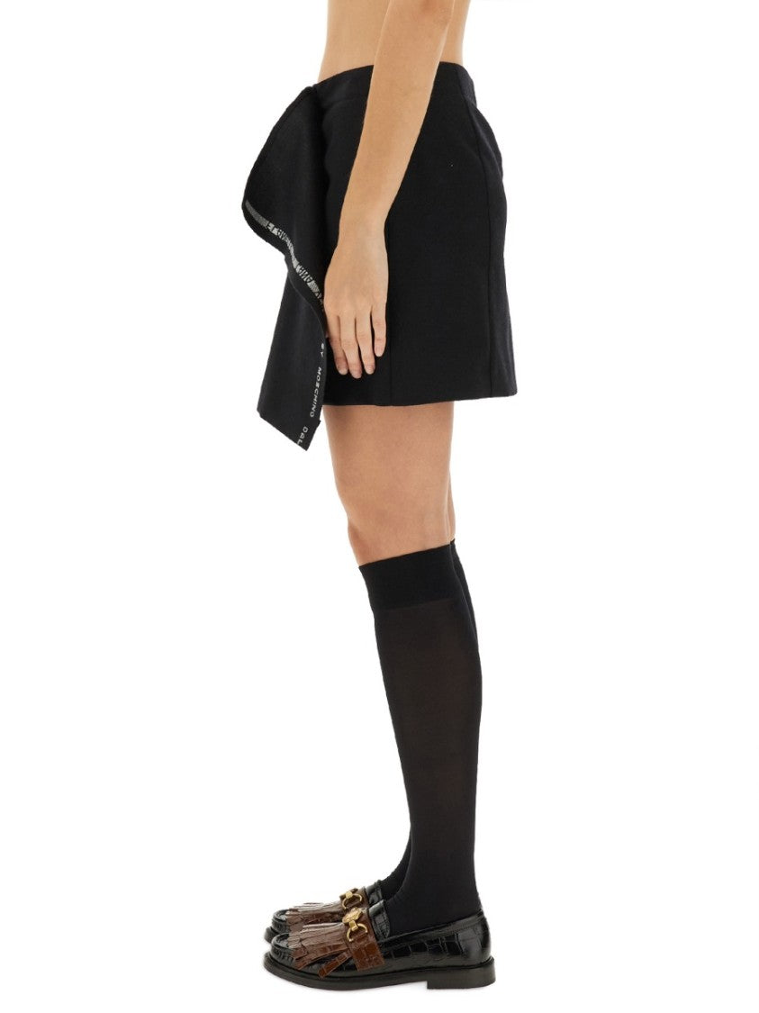 Moschino Wool Wrap Skirt