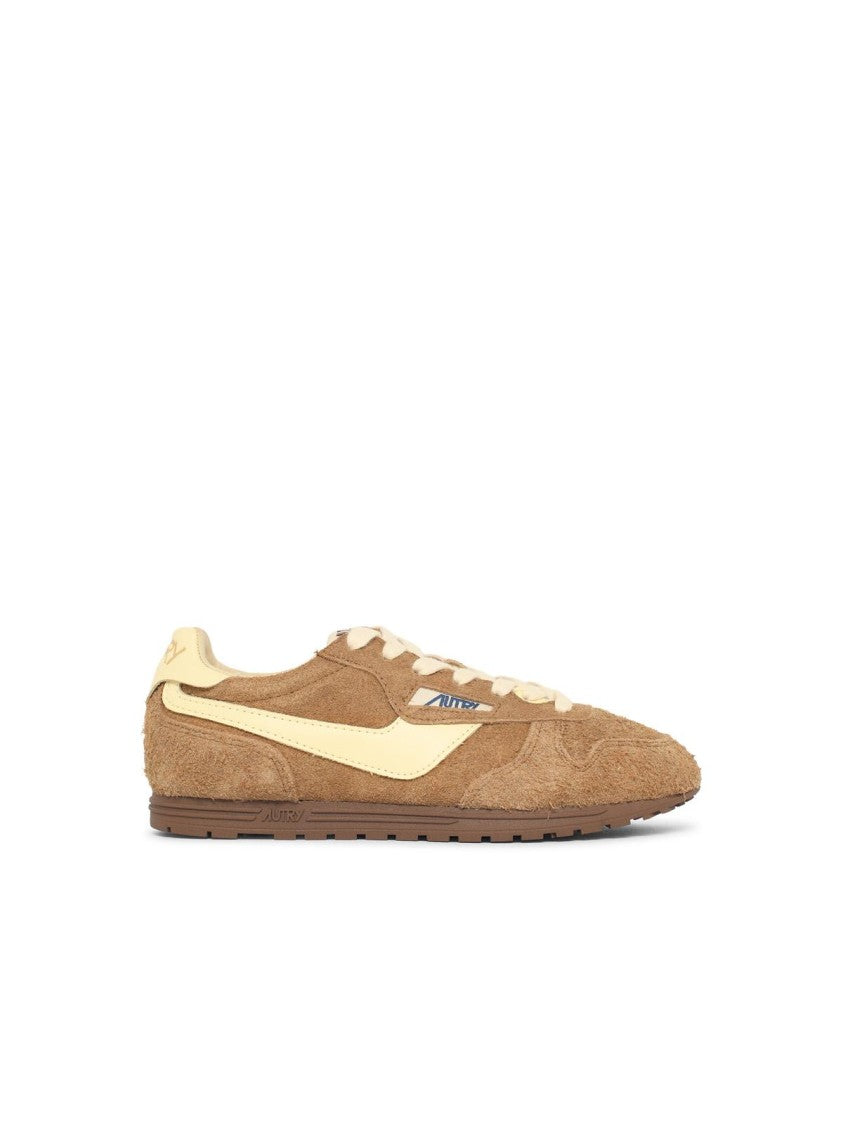 Autry 'Windspin Low' Brown Suede Sneakers