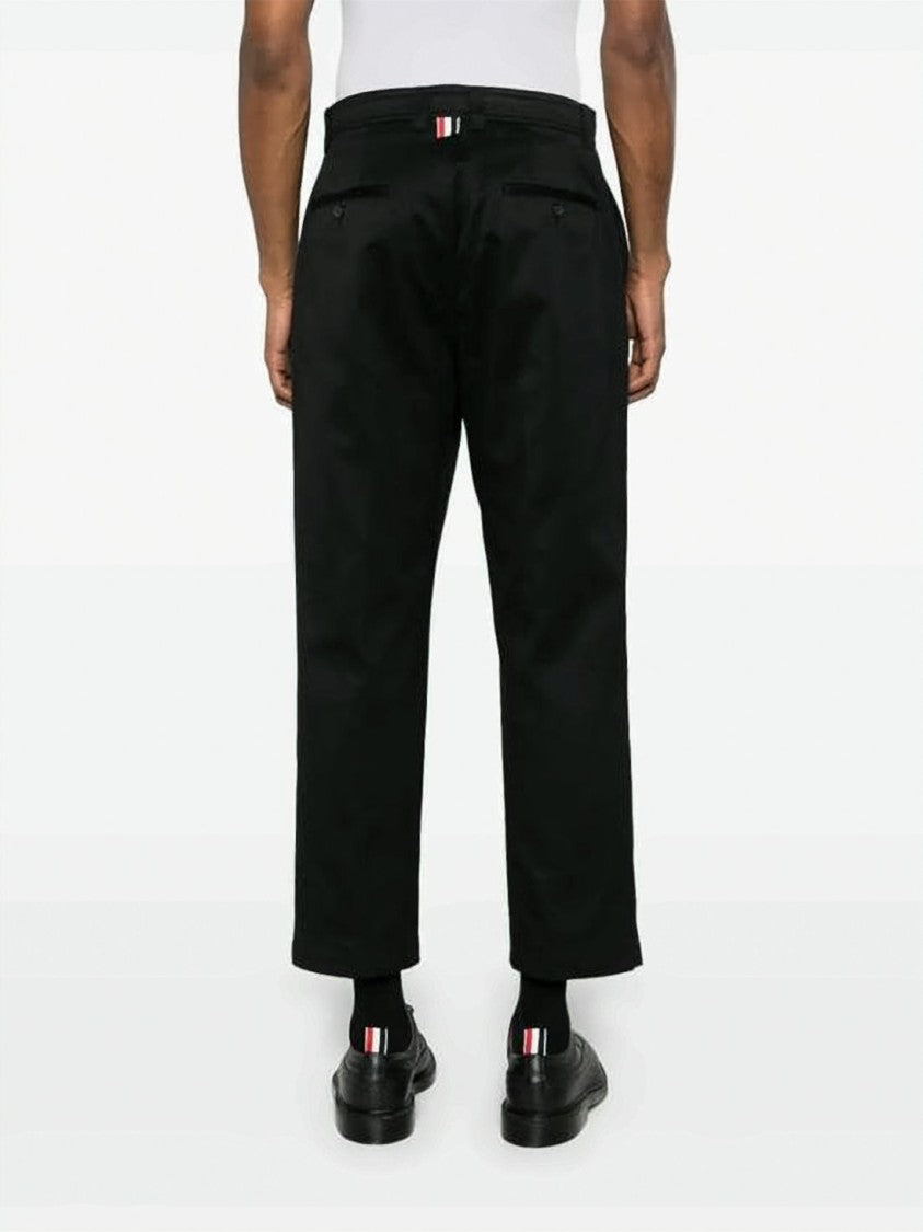 Thom Browne Cotton Twill Utility Chino Pants