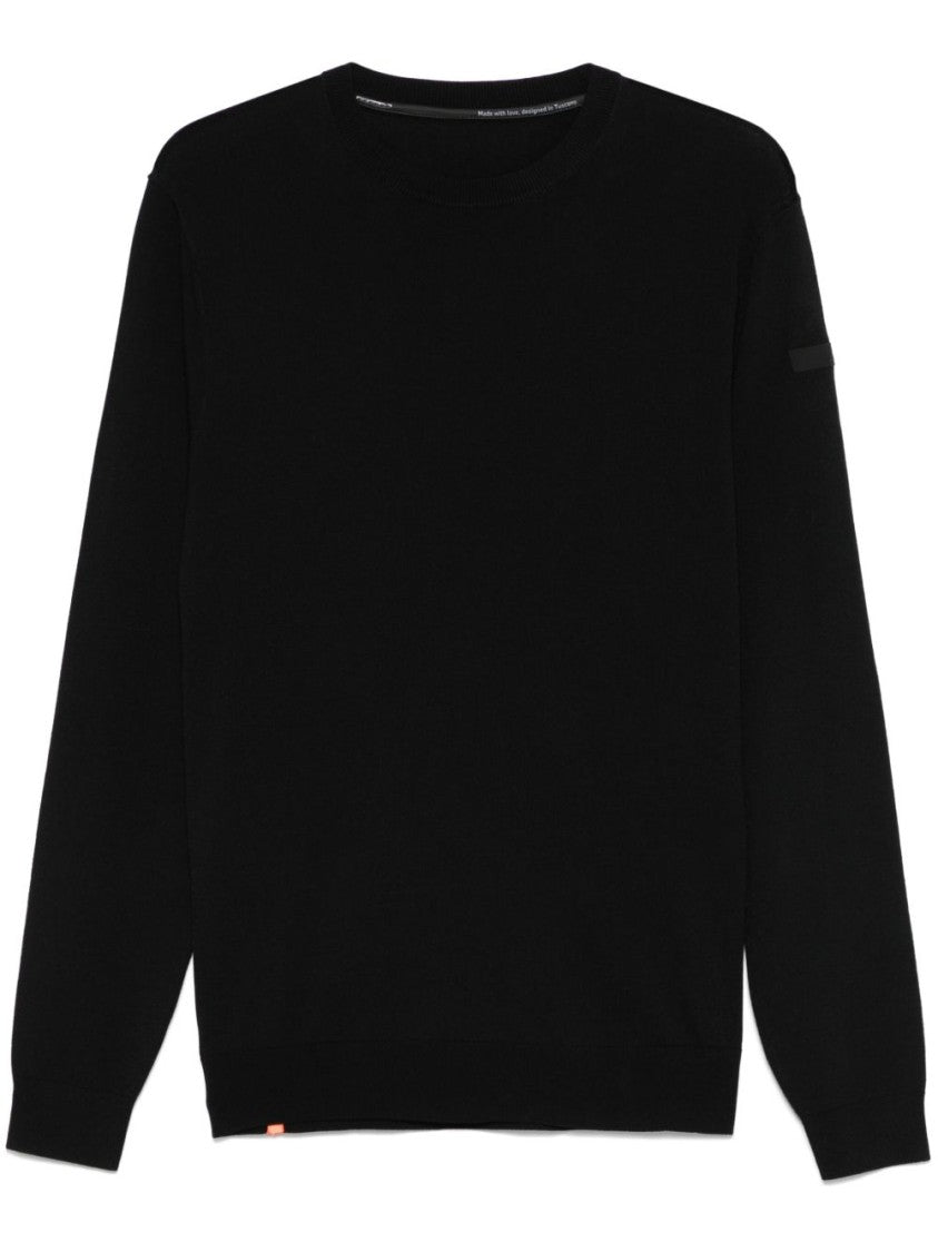 Rrd Black Crew Neck Sweater