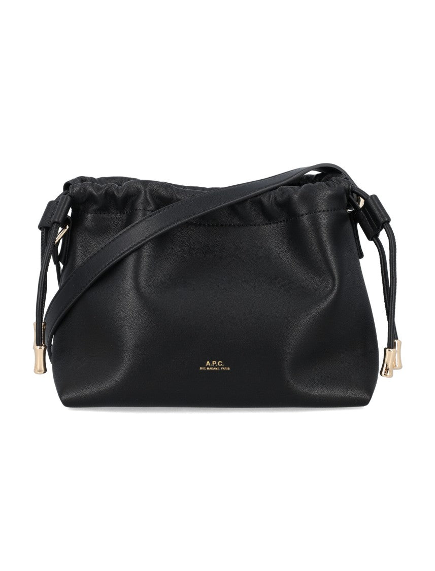 A.P.C. Gathered Edge Mini Shoulder Bag With Adjustable Strap