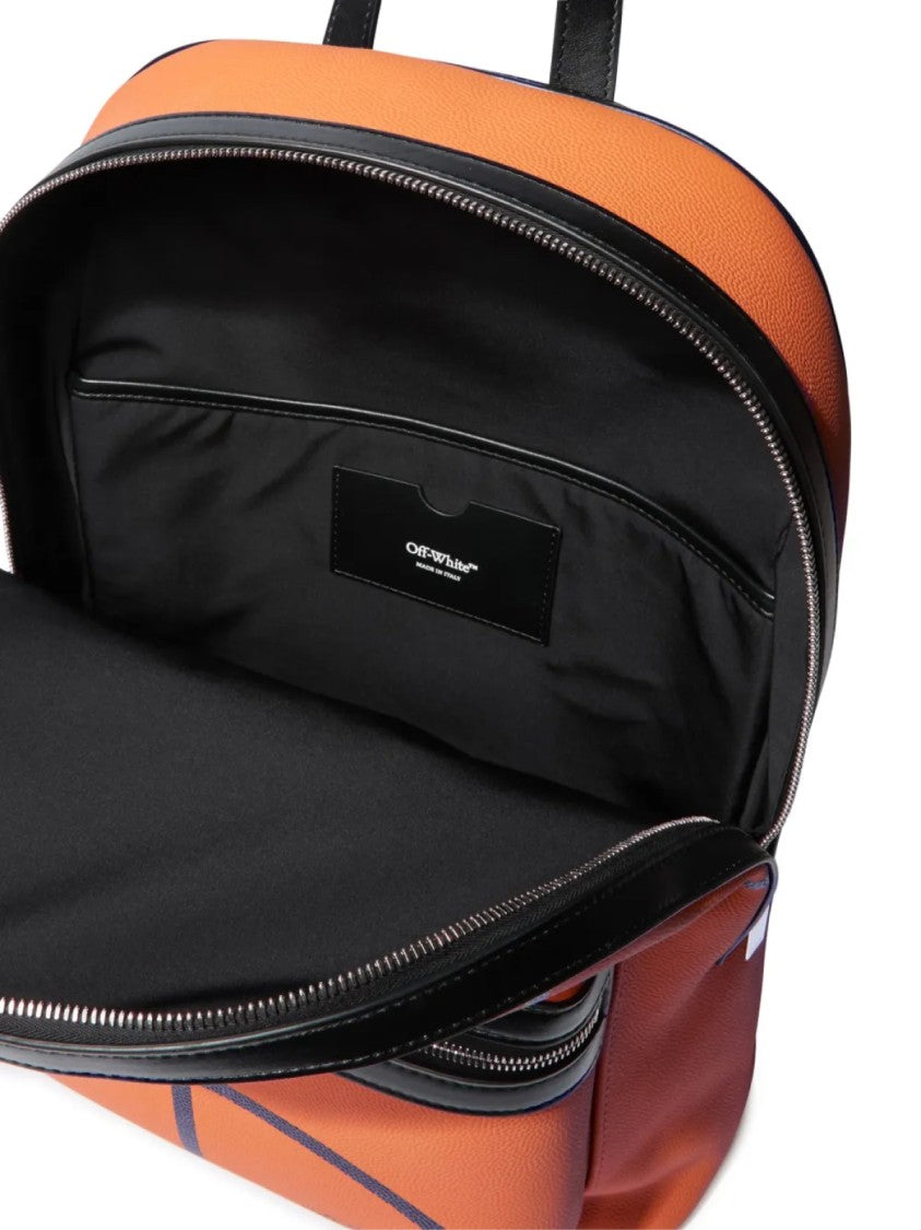 Off-White Basket Round Logo Backpack
