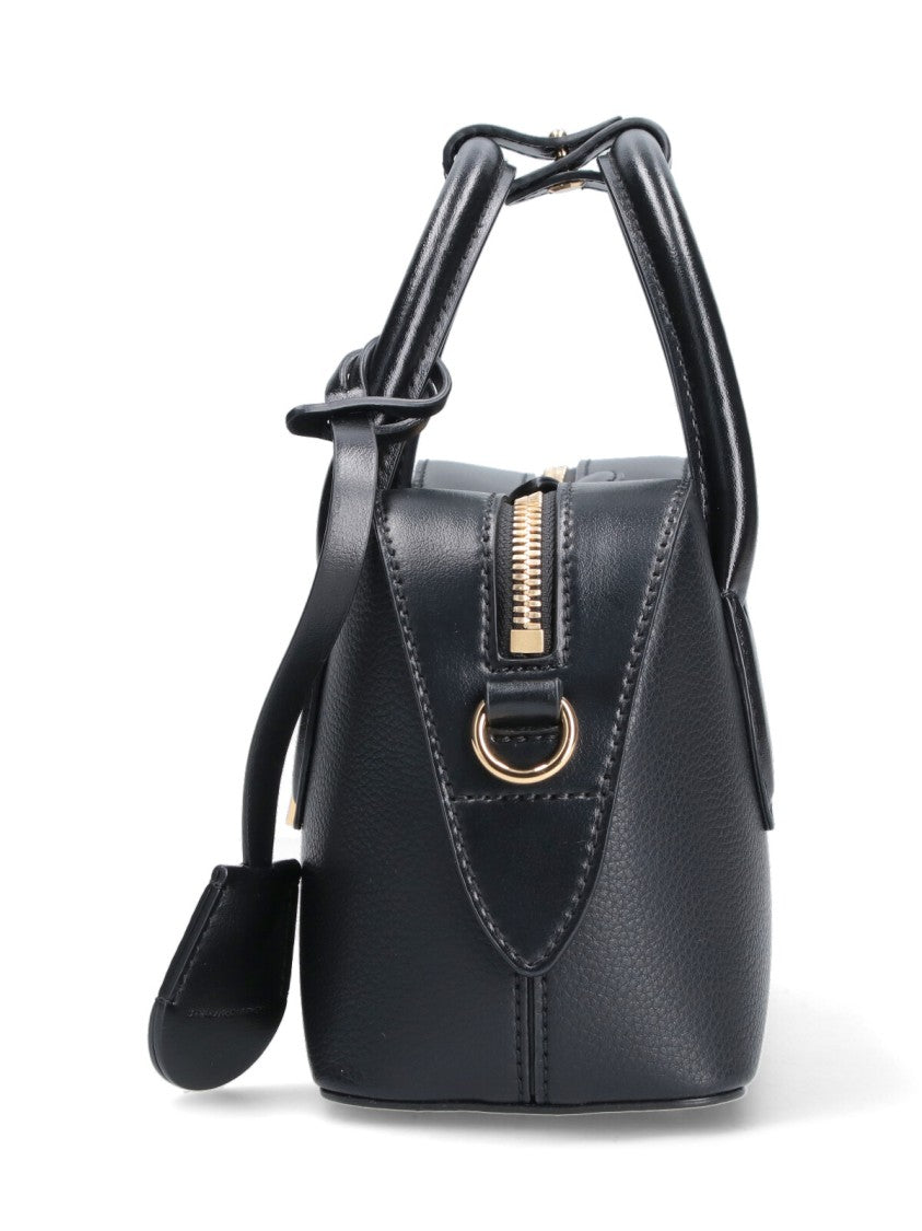 Stella Mccartney Rectangular Black Eco Leather Crossbody Bag