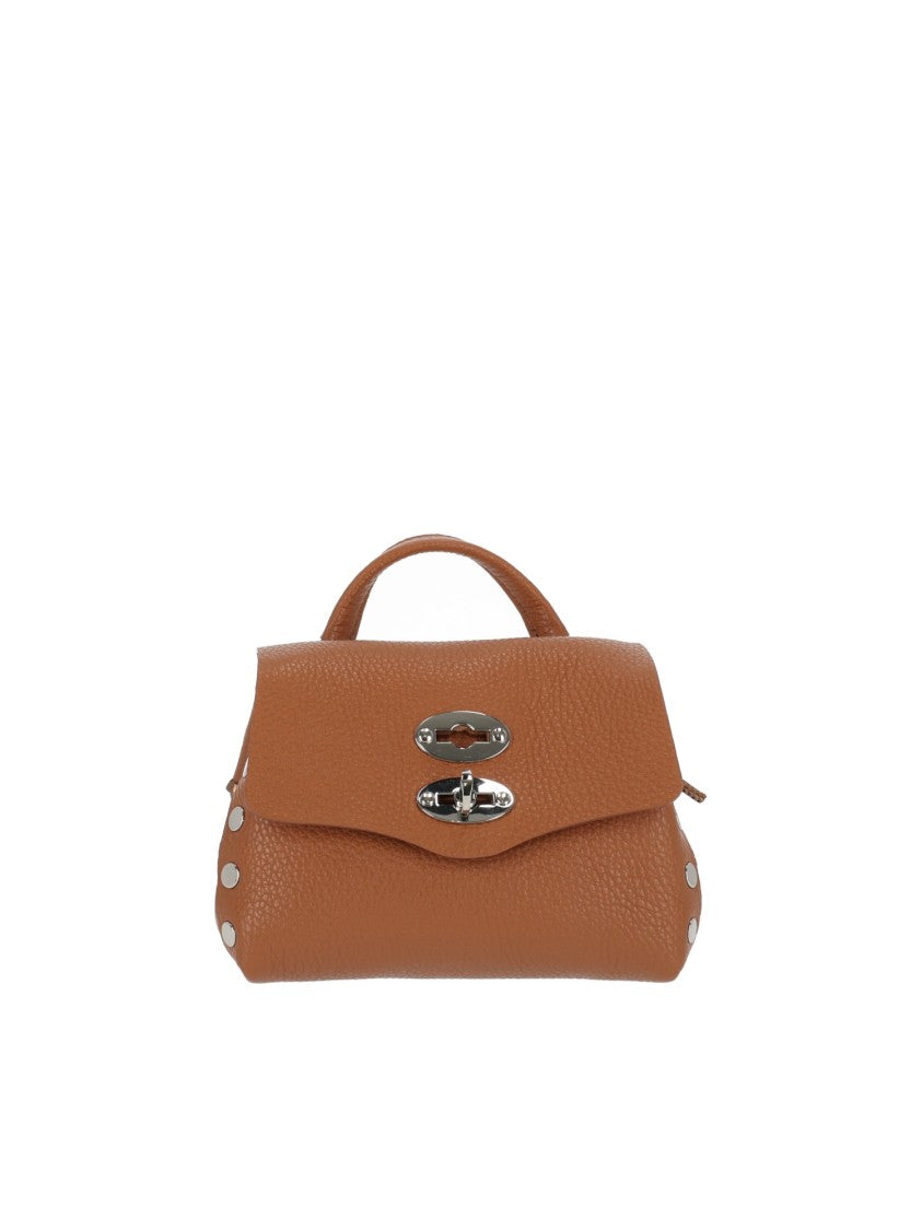 Zanellato Srl Beige Pietra Daily Night Textured Leather Shoulder Bag