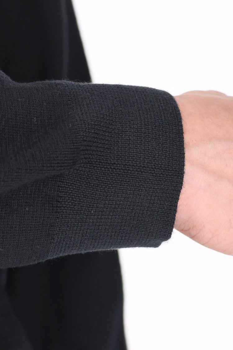 Drumohr Baseball Collar Merino Wool Full-Zip Sweater