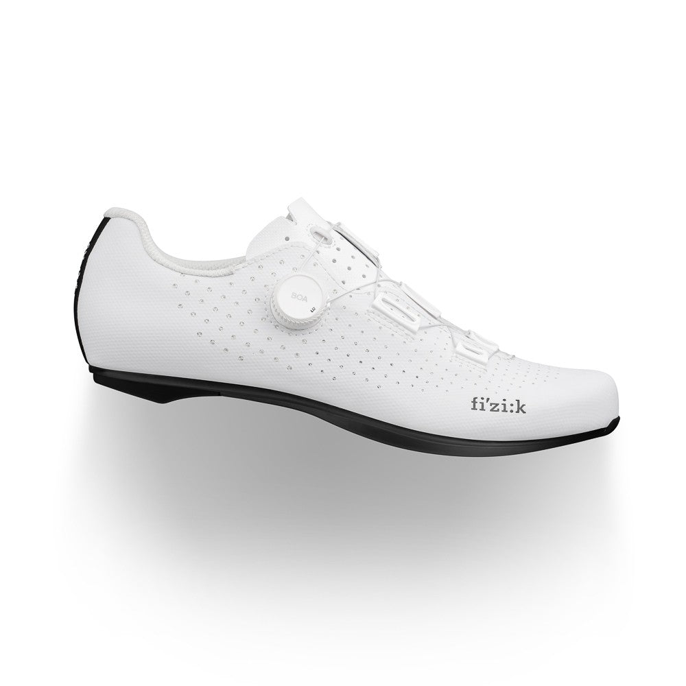 Fizik White Tempo Decos Carbon Shoes