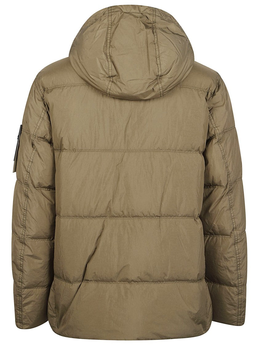Stone Island Rds Quilted Hooded Down Jacket