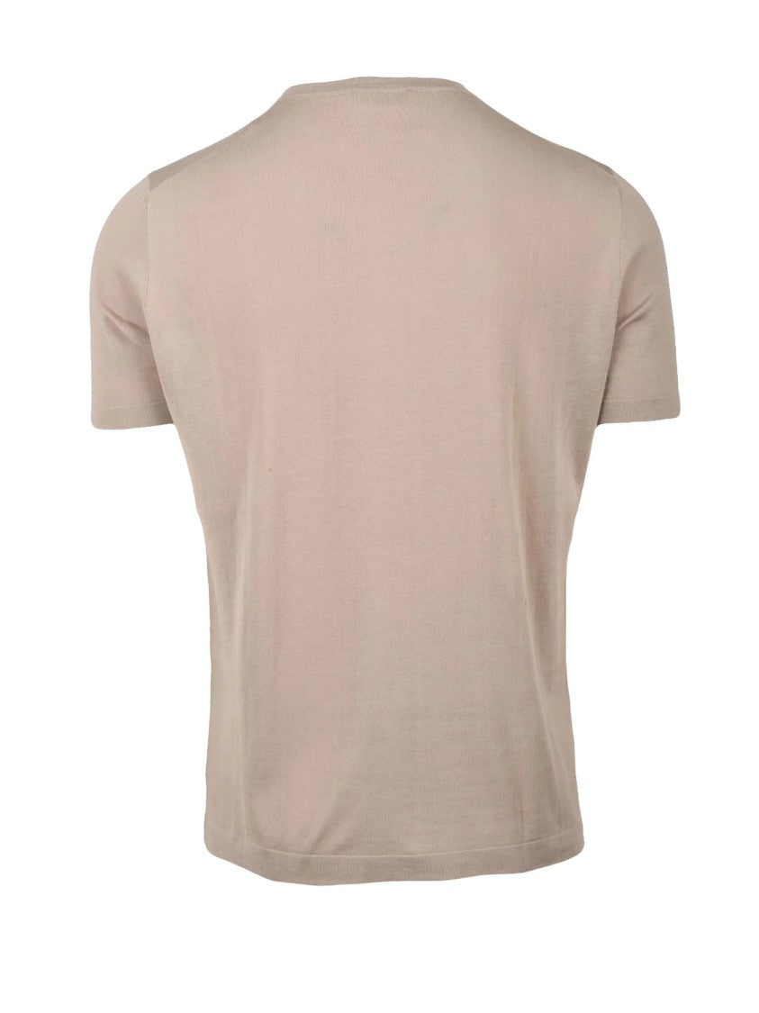 Kangra Beige Relaxed Cotton Sweater