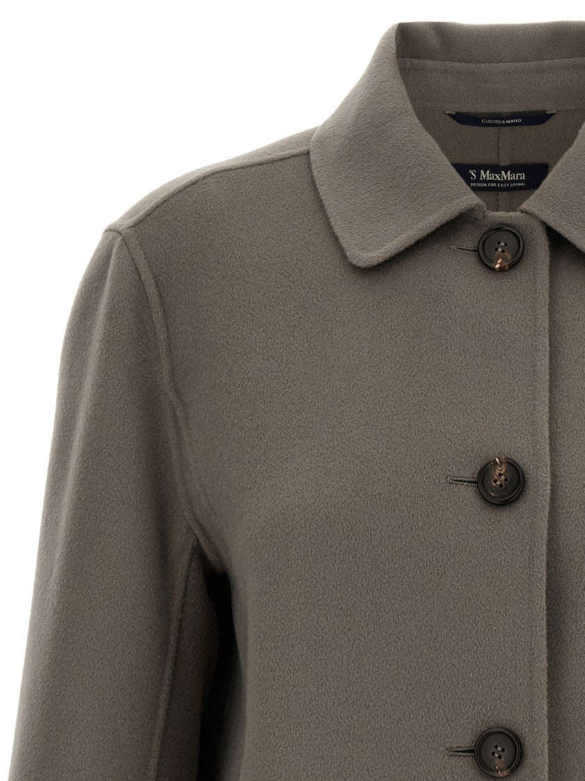 Max Mara Hand-Sewn Pure Wool 'Lily' Overshirt