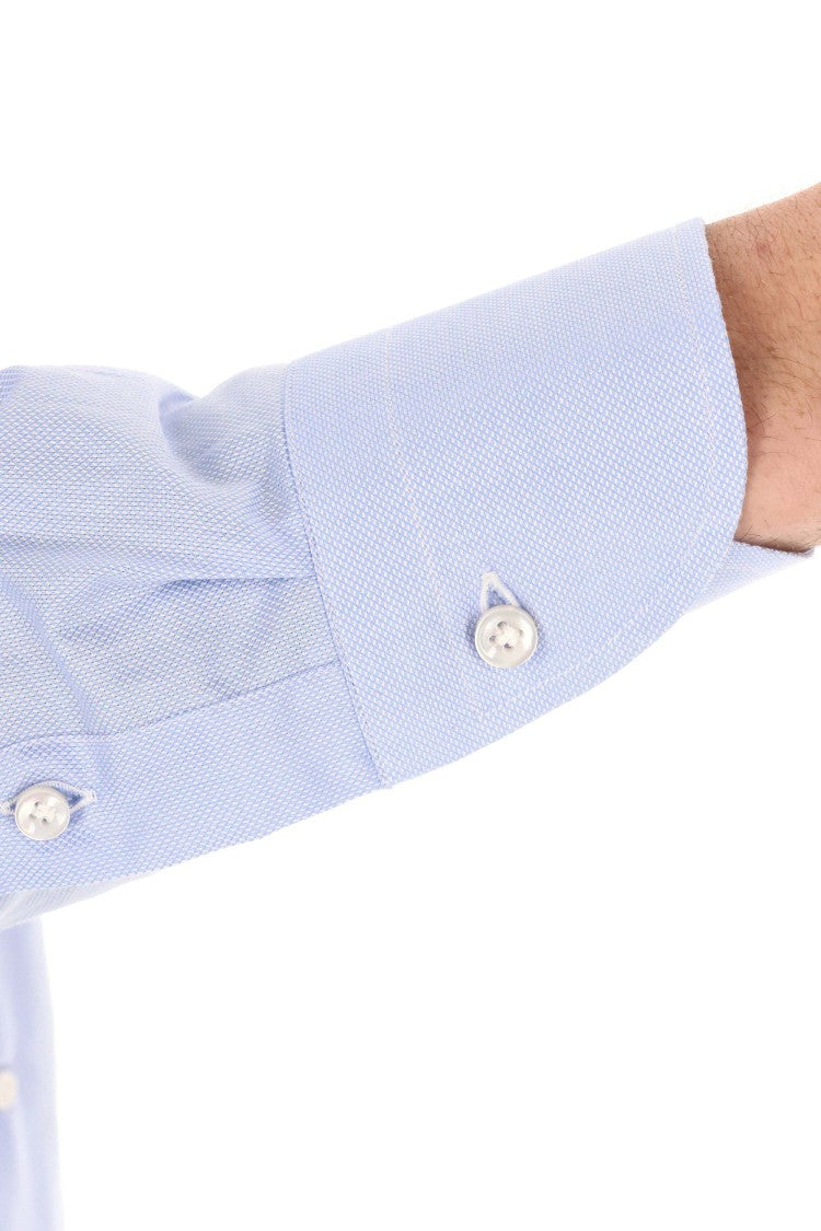 Borriello Micro Pattern Cotton Tailored Shirt