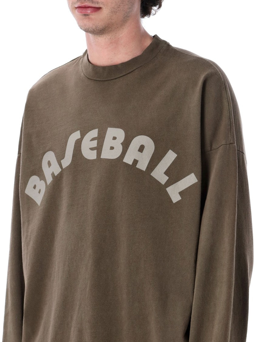 Fear Of God Baseball Ls Tee Dropped Shoulder Tee