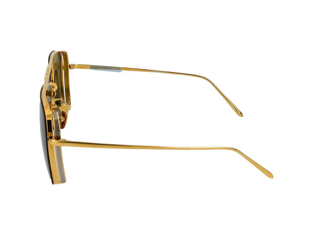 Linda Farrow Sunglasses Lfl/1122 Asher C01 Oro 64/14/140