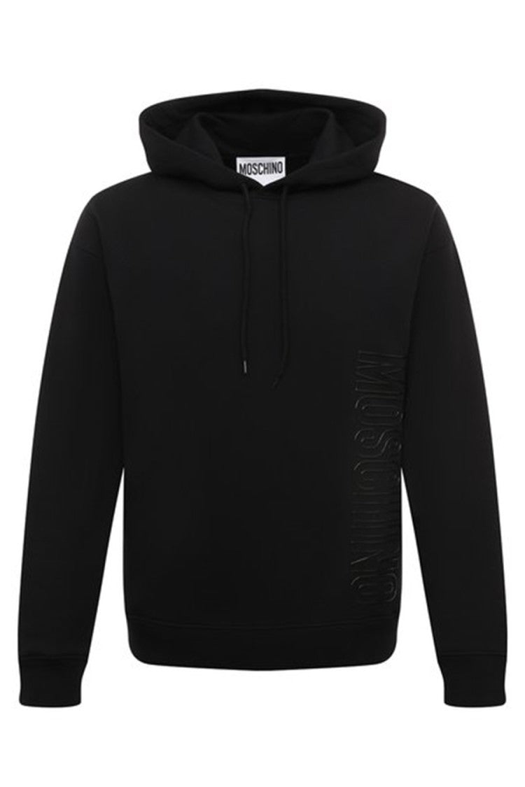 Moschino Classic Hooded Sweatshirt With Embossed Logo Detail