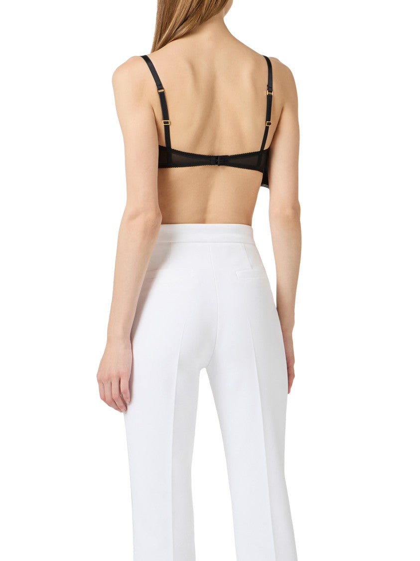 Elisabetta Franchi Tailored Cropped Trousers With Subtle Seam Detailing