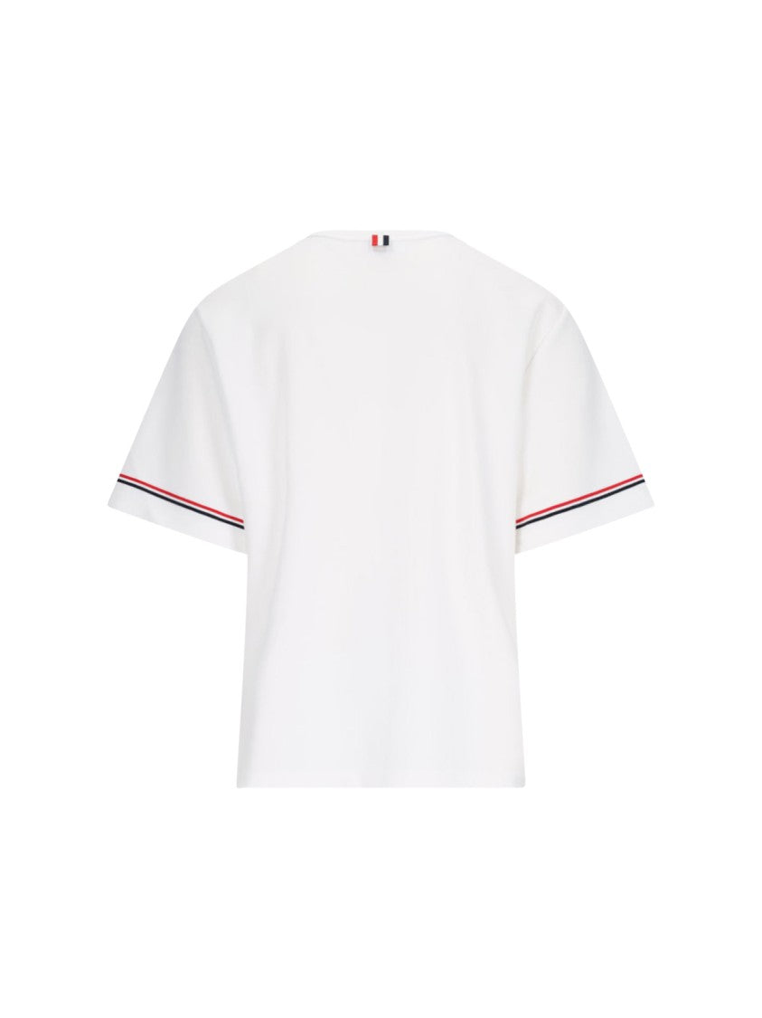 Thom Browne "Rugby" T-Shirt – White