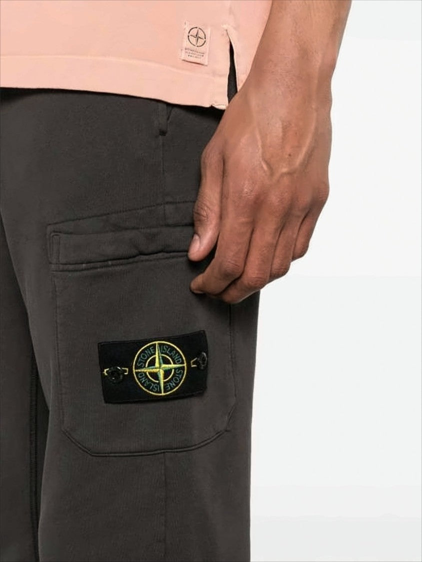 Stone Island Relaxed Fit Black Jogger Pants