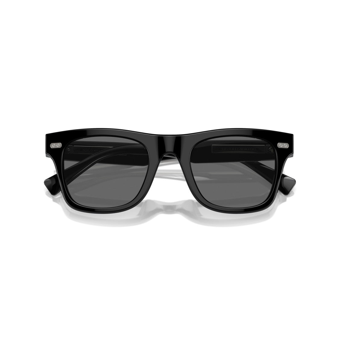 Brunello Cucinelli 0Bc4002s Rectangular Acetate Sunglasses With Glossy Black Finish