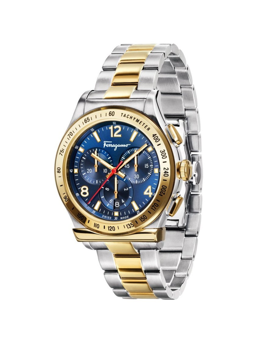Ferragamo 1898 42Mm Chronograph Watch