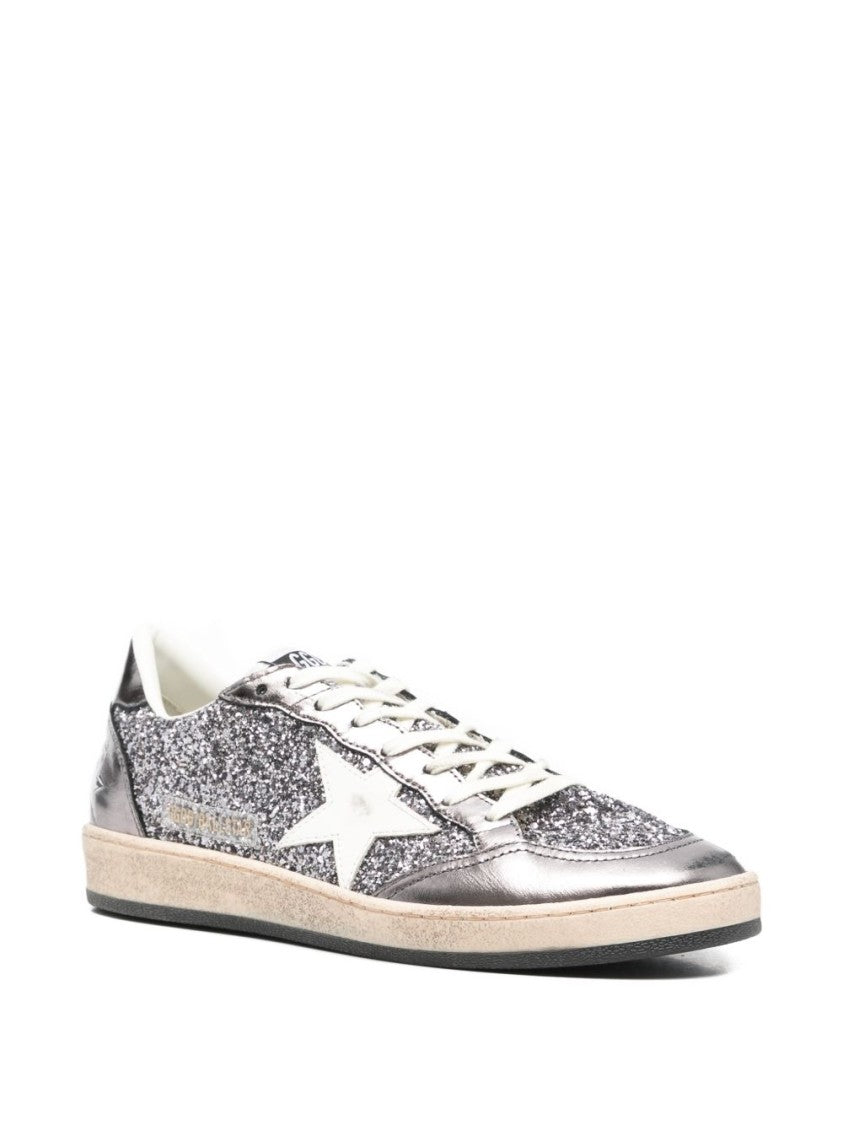 Golden Goose Silk And Nylon Graphic Detail Sneakers