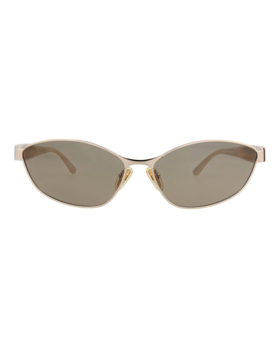 Balenciaga Cat Eye-Frame Metal Sunglasses
