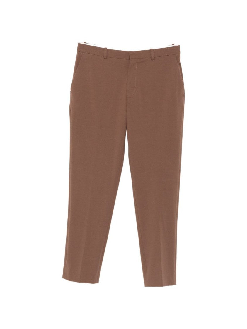 Circolo 1901 Straight-Leg Tailored Trousers With Concealed Fastening And Minimalist Design