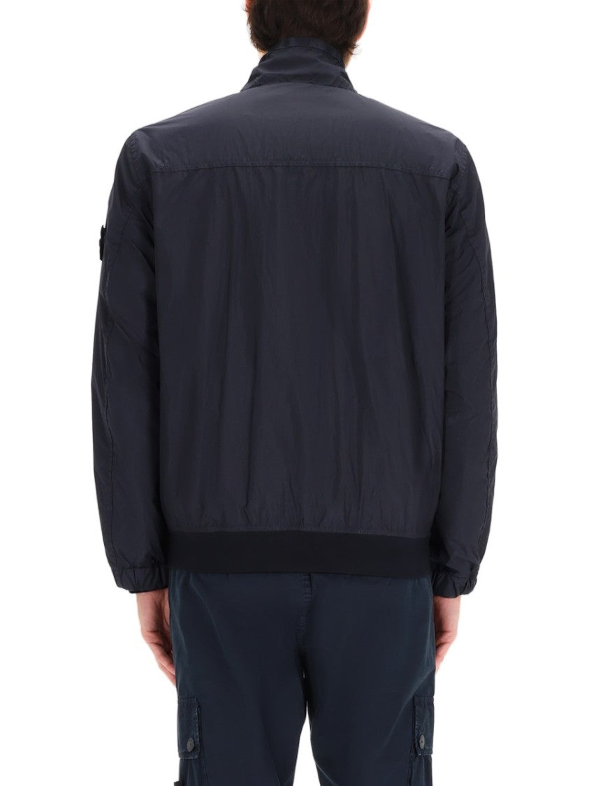 Stone Island Stiff Collar Zipper Polyamide Jacket