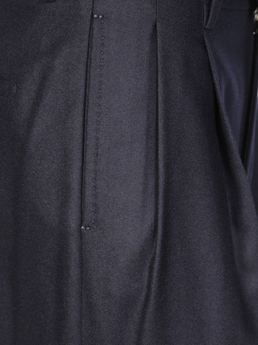 Berwich Palazzo Pinces Flanella Pants