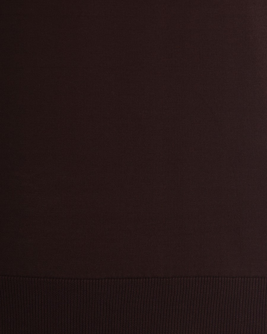 Ballantyne Slim-Fit Short-Sleeve Knit Top With Ribbed Details