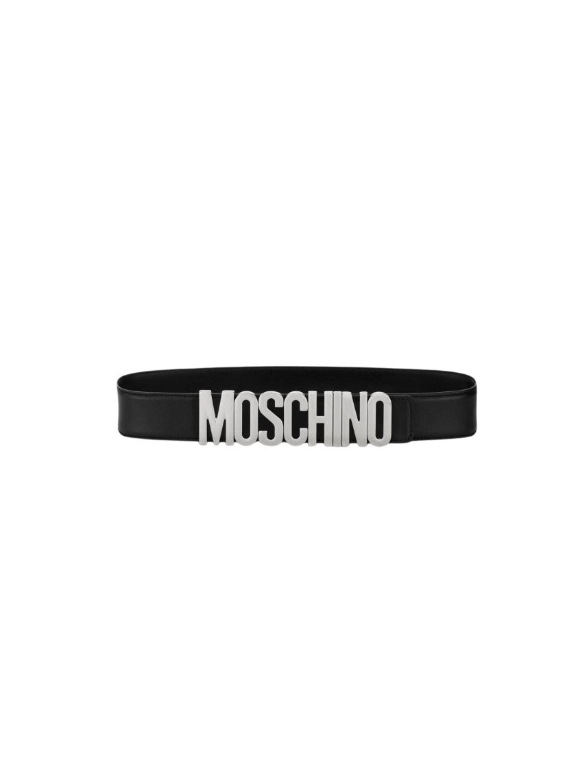 Moschino Calf Leather Moschino Black Belt