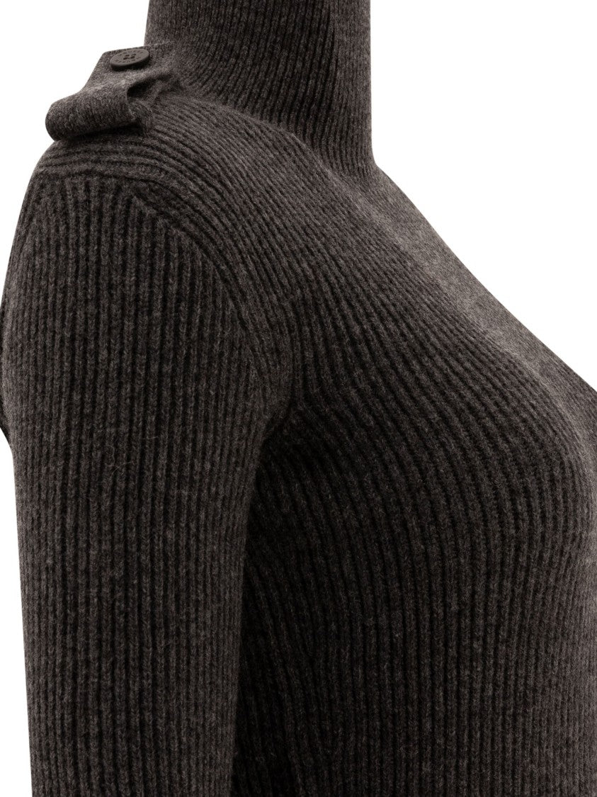 Alexander Mcqueen Ribbed Mini Dress