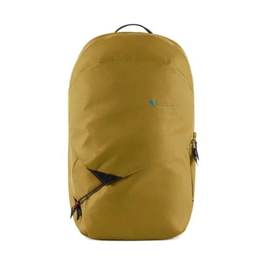 Klattermusen Rounded Minimalist Brown Backpack With Zipper Closure